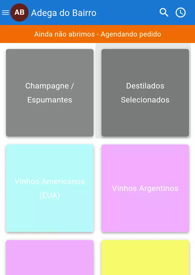 Cardápio digital de adega, distribuidora de bebidas e bar no Gomanda