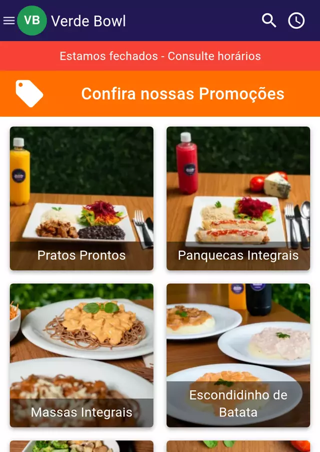 Cardápio digital de poke e comida saudável no Gomanda
