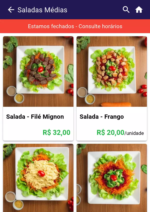 Cardápio digital de poke e comida saudável no Gomanda — produtos com foto e preço (Verde Bowl)