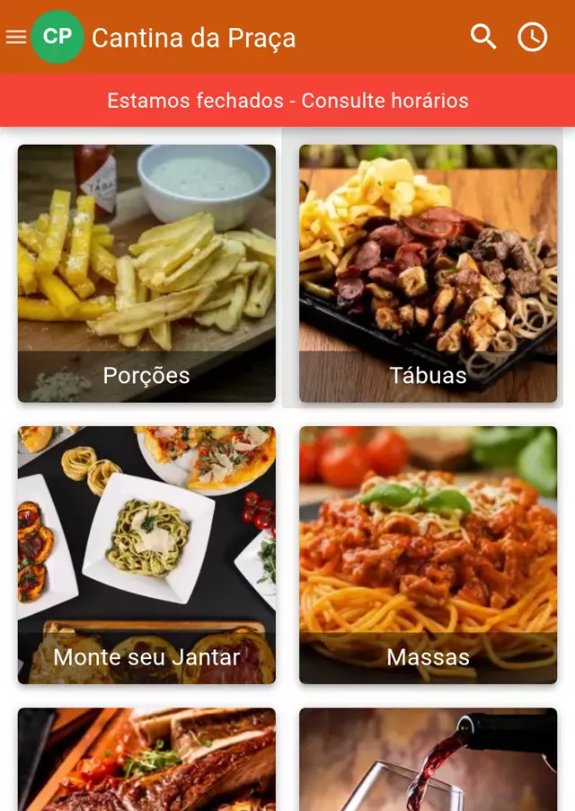 Cardápio digital de restaurante no Gomanda