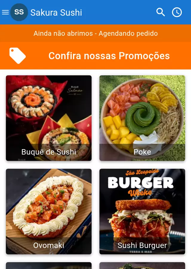 Cardápio digital de sushi e restaurante japonês no Gomanda