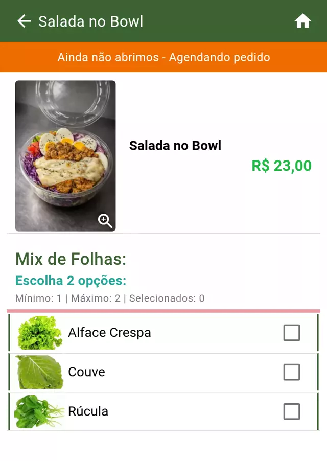 Cardápio digital de restaurante vegano e vegetariano no Gomanda — produtos com foto e preço (Raiz Vegana)